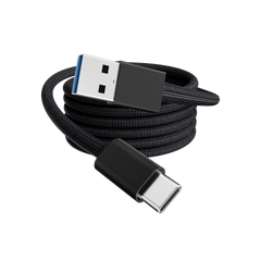 Rolio USB-C-auf-USB-A-Kabel – USB 3.2 – 10 Gbit/s – Schwarz – 1 Meter