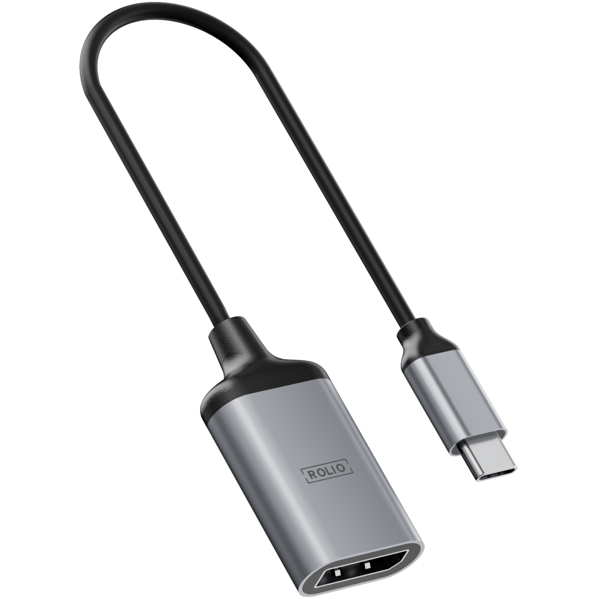 Rolio USB C Adapter - USB-C to DisplayPort - 4K 144hz