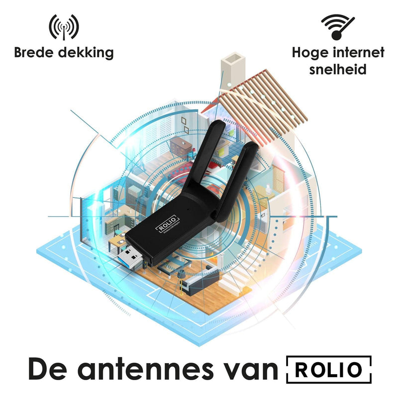 Rolio WiFi Adapter 1200Mbps - Rolio